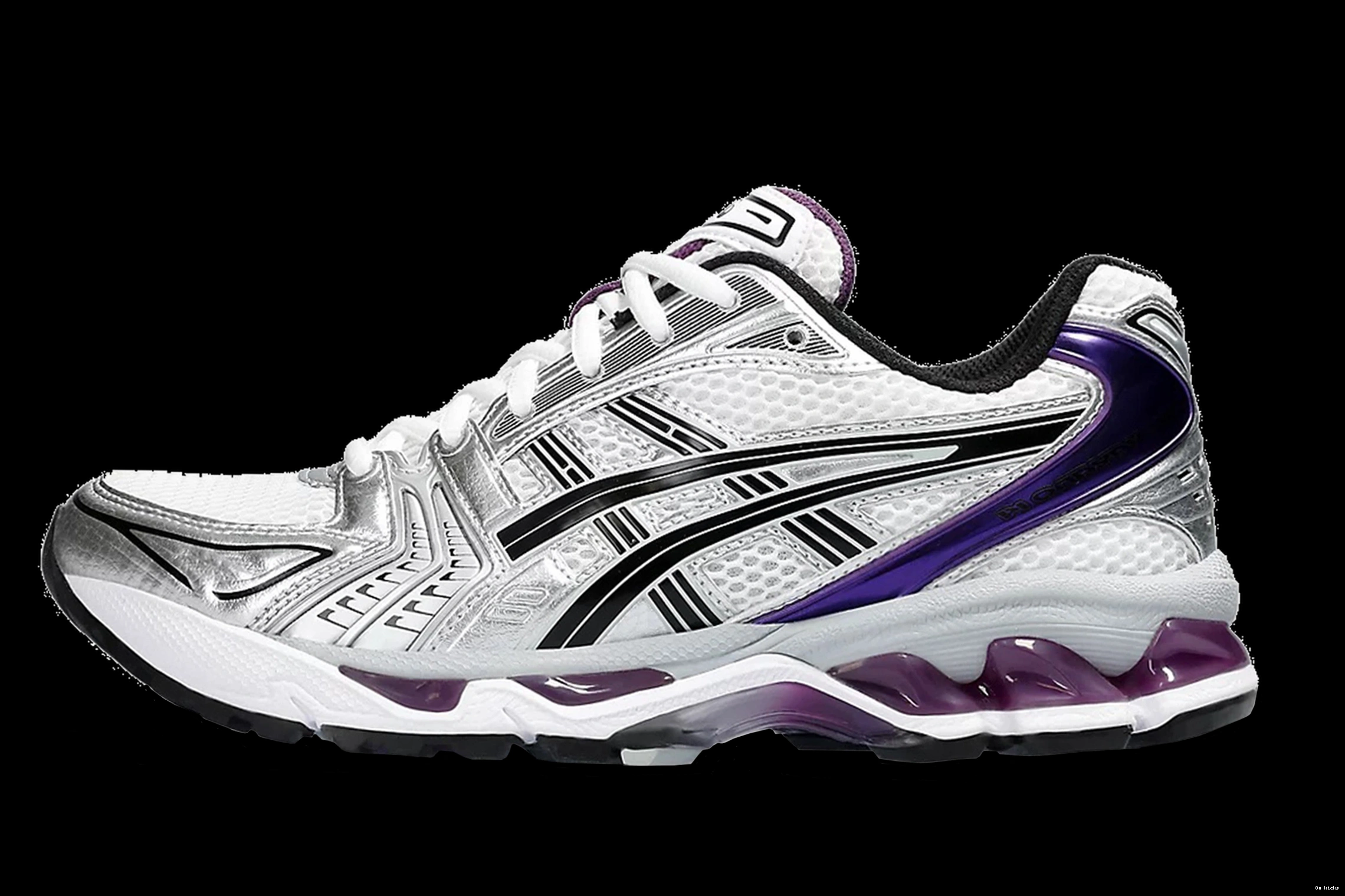 W White ASICS 14 Grape Gel-Kayano Dark 0724